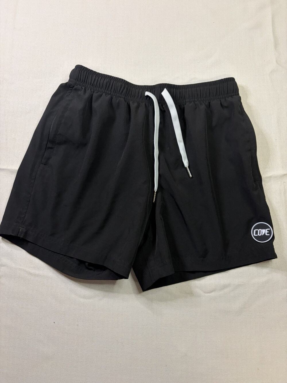 Cove USA Athletic Shorts Men’s 30 Black 5-Inch Quick Dry Stretch Zip Pocket